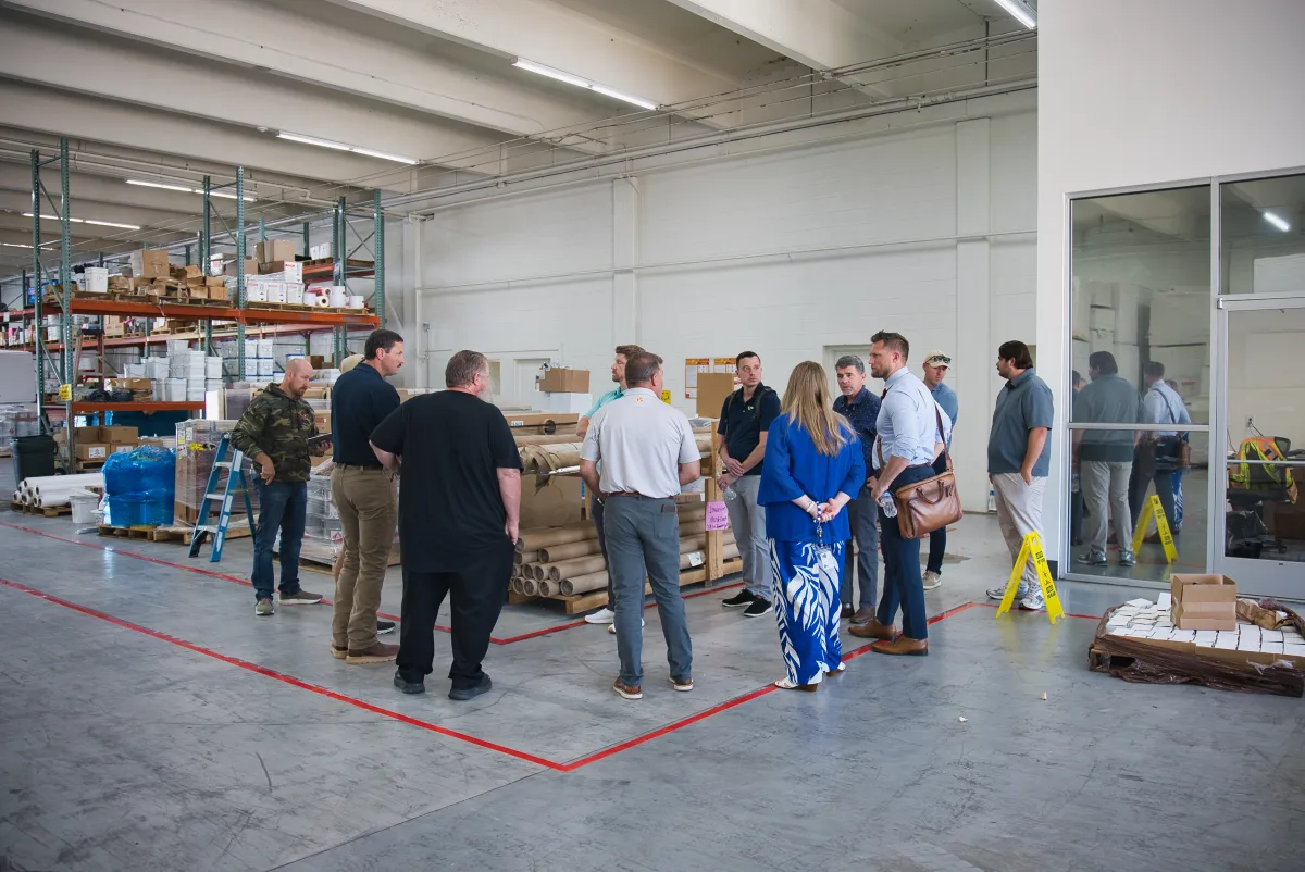 STG onsite roofing team training